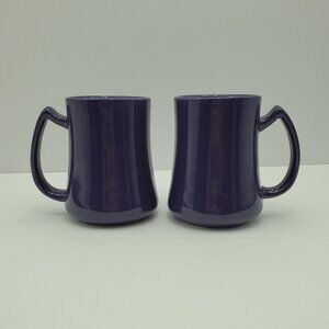 RFSJ Purple Mugs Large 20 Ounce Eggplant Coffee Mugs